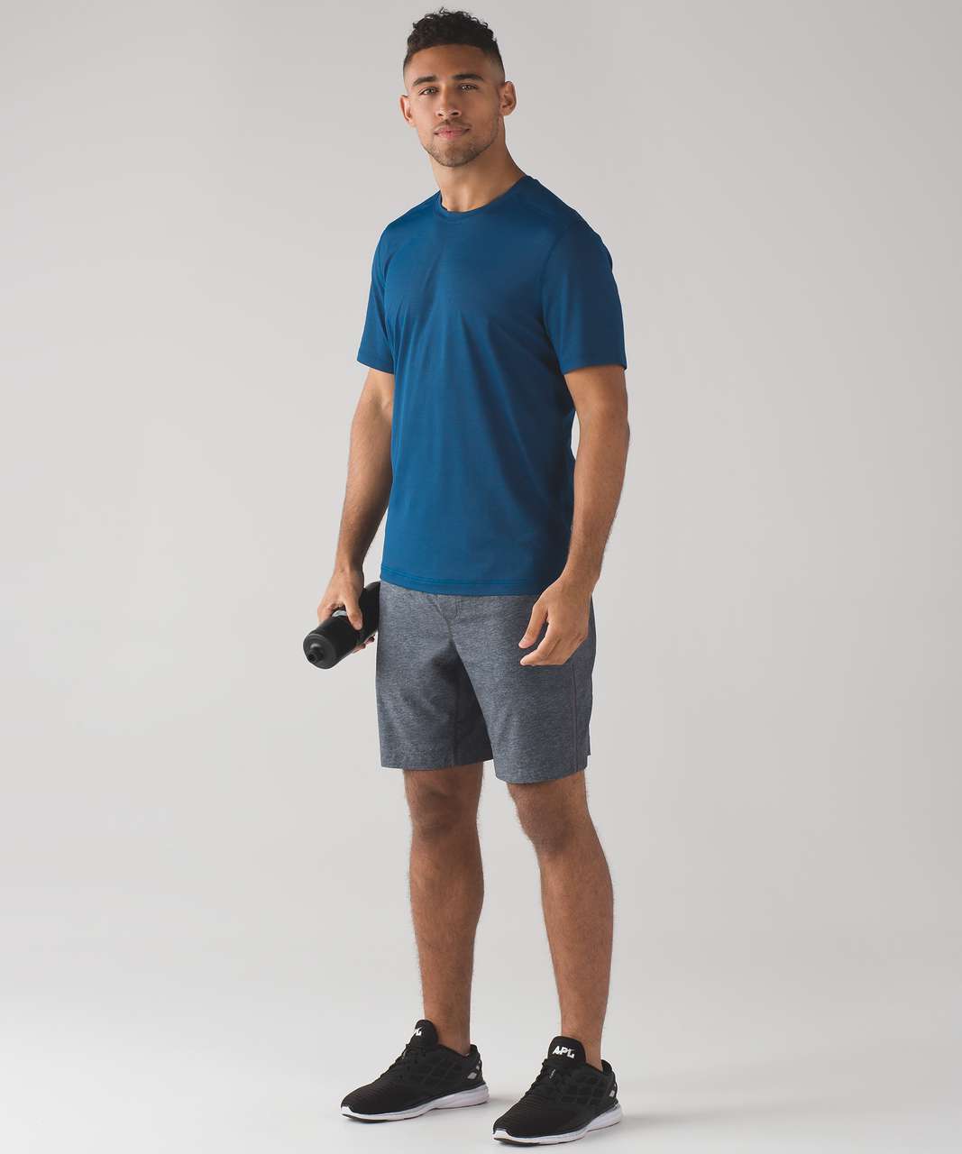 Lululemon Out Run Short Sleeve - Poseidon