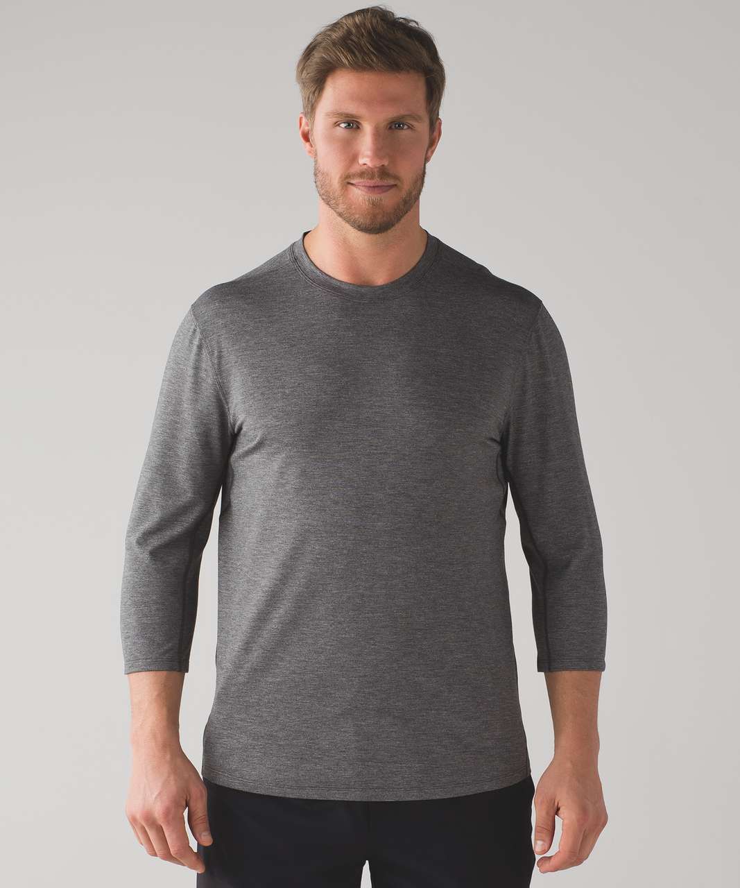 Lululemon Somatic Half Sleeve - Heathered Black