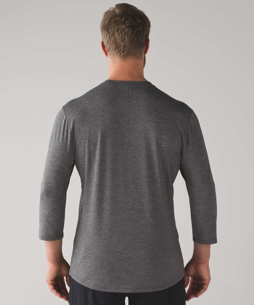 Lululemon Somatic Half Sleeve - Heathered Black