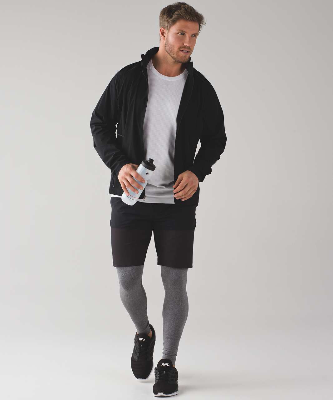 Lululemon Metal Vent Tech Tight DRT - Black / White