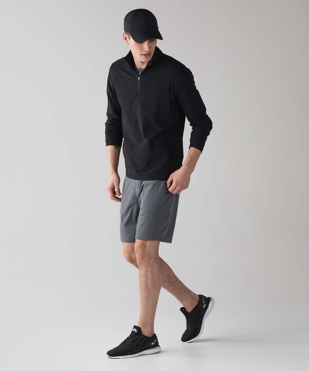 Lululemon Twill Chill 1/2 Zip - Black