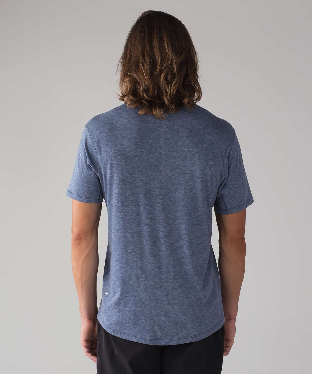 Lululemon Somatic Aero Short Sleeve - Heathered Dark Cobalt