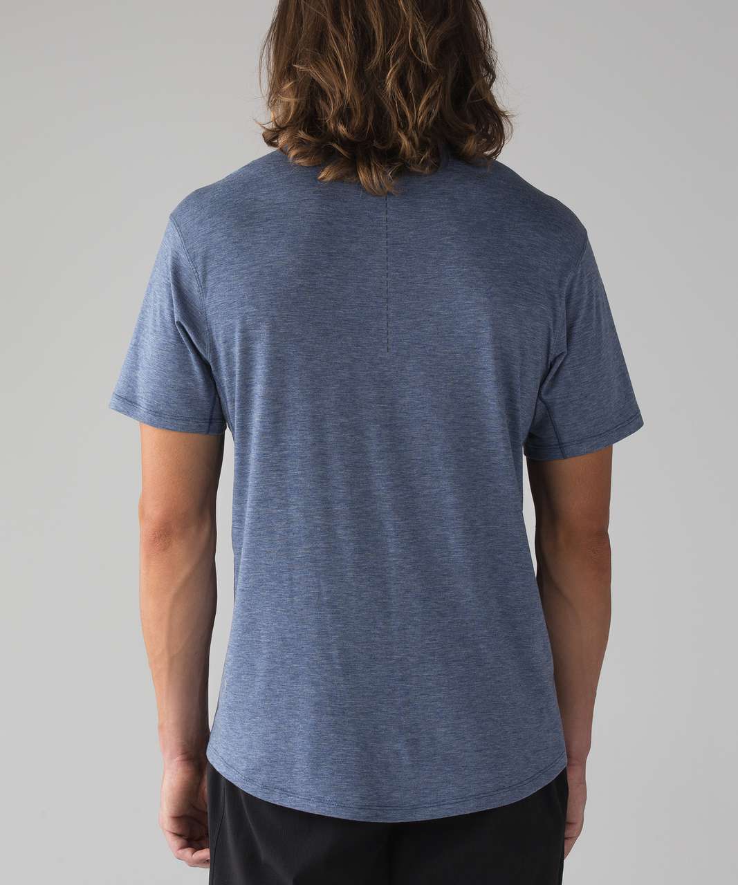 Lululemon Somatic Aero Short Sleeve - Heathered Dark Cobalt