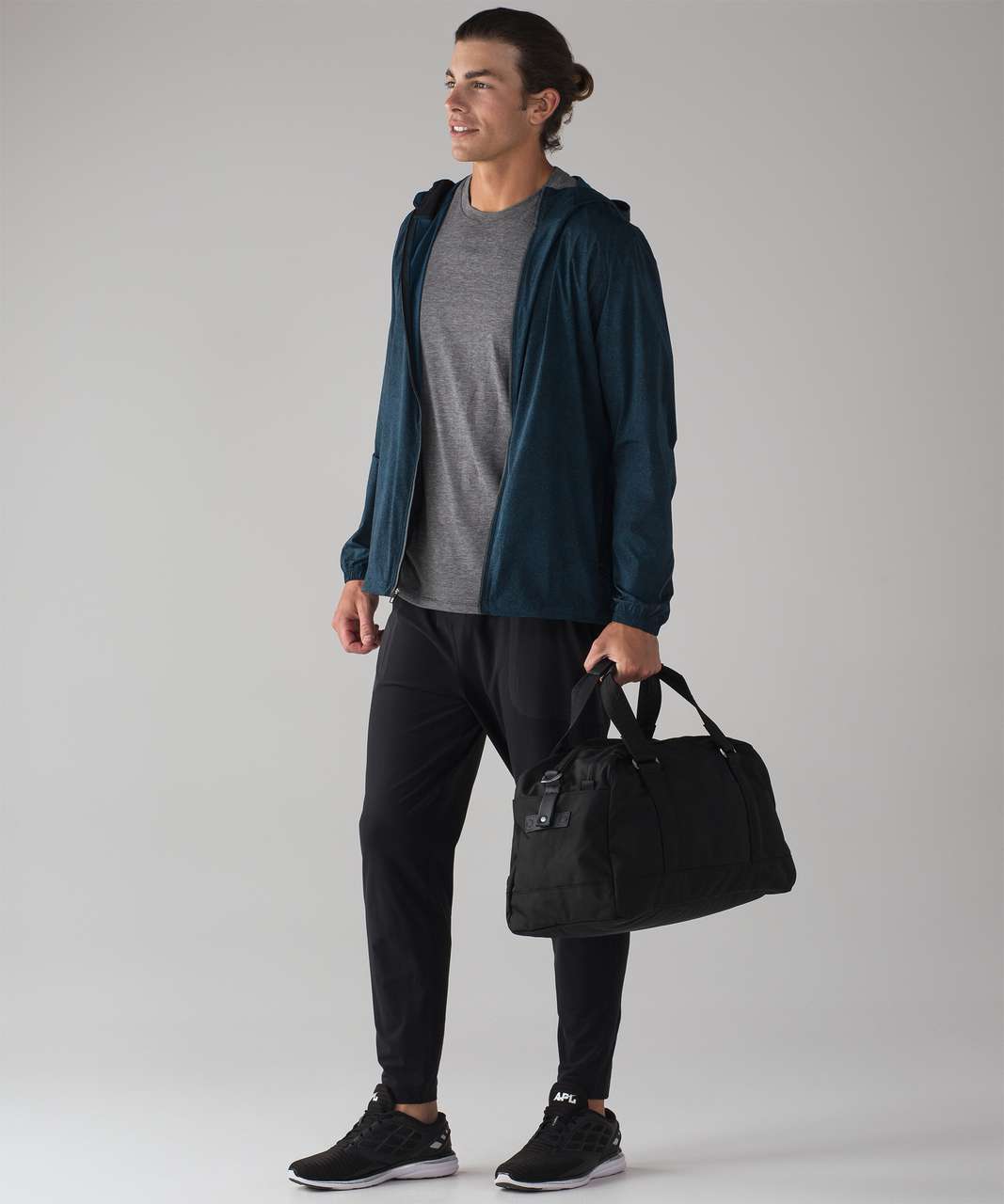 Lululemon Active Jacket - Pyroclastic Carbon Blue Black