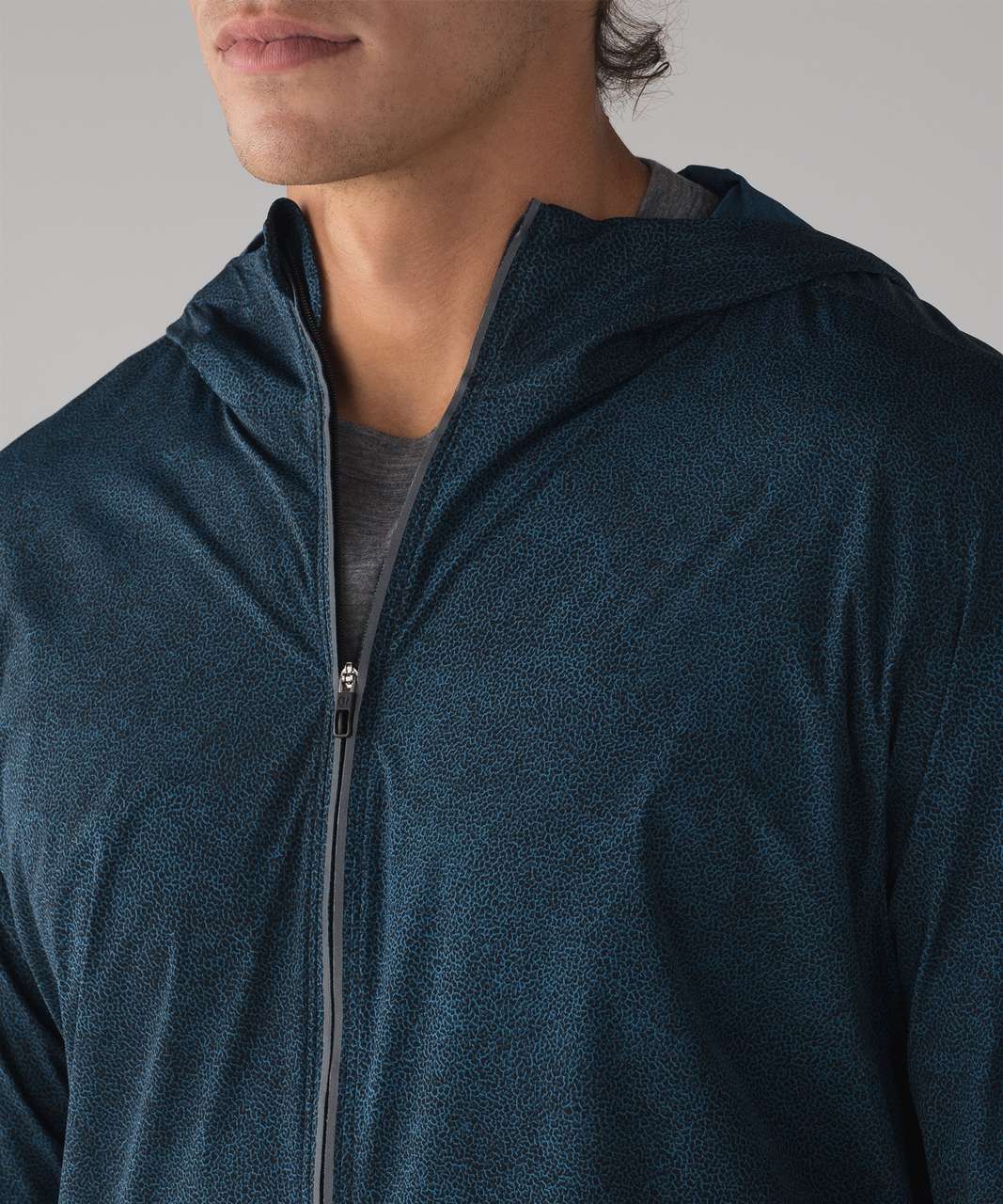 Lululemon Active Jacket - Pyroclastic Carbon Blue Black