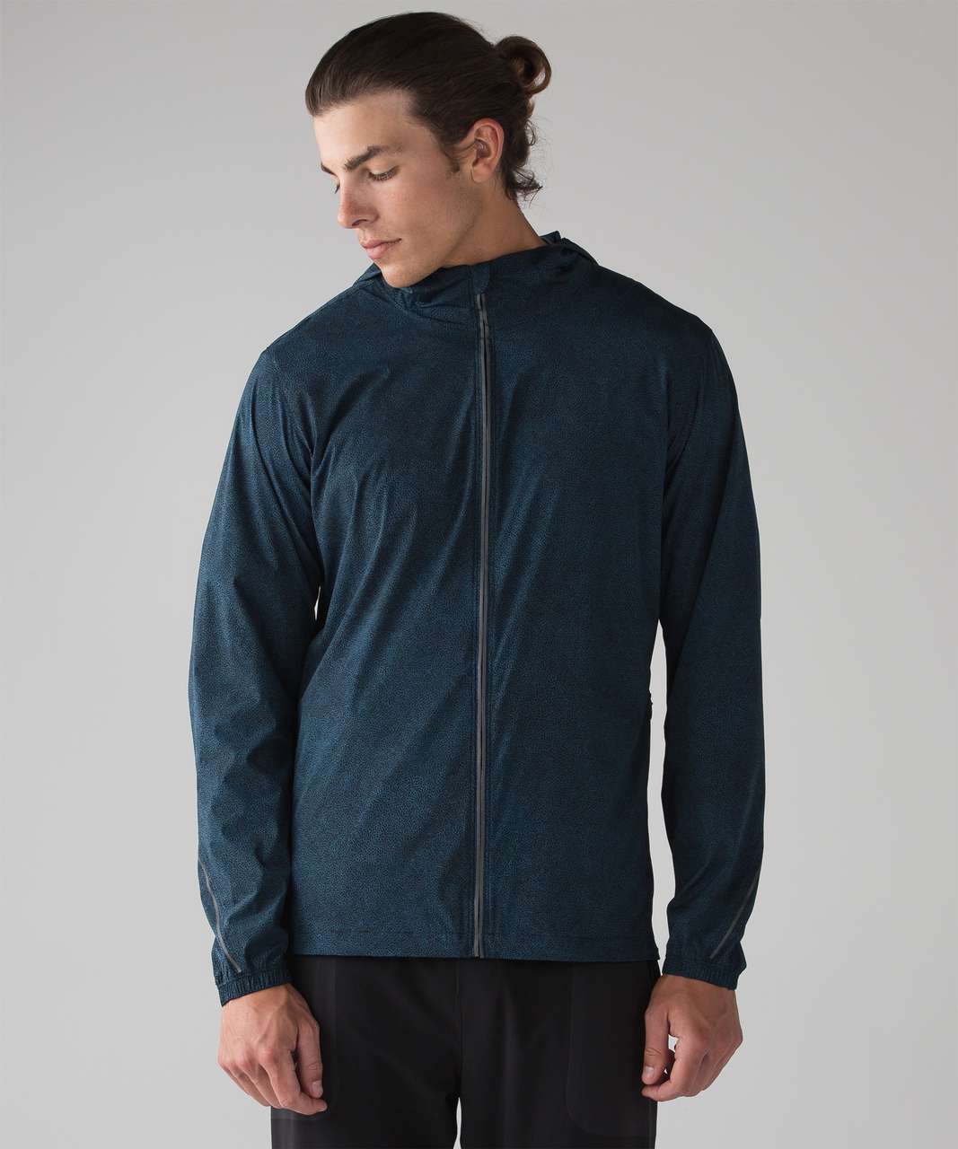 Lululemon Active Jacket - Pyroclastic Carbon Blue Black