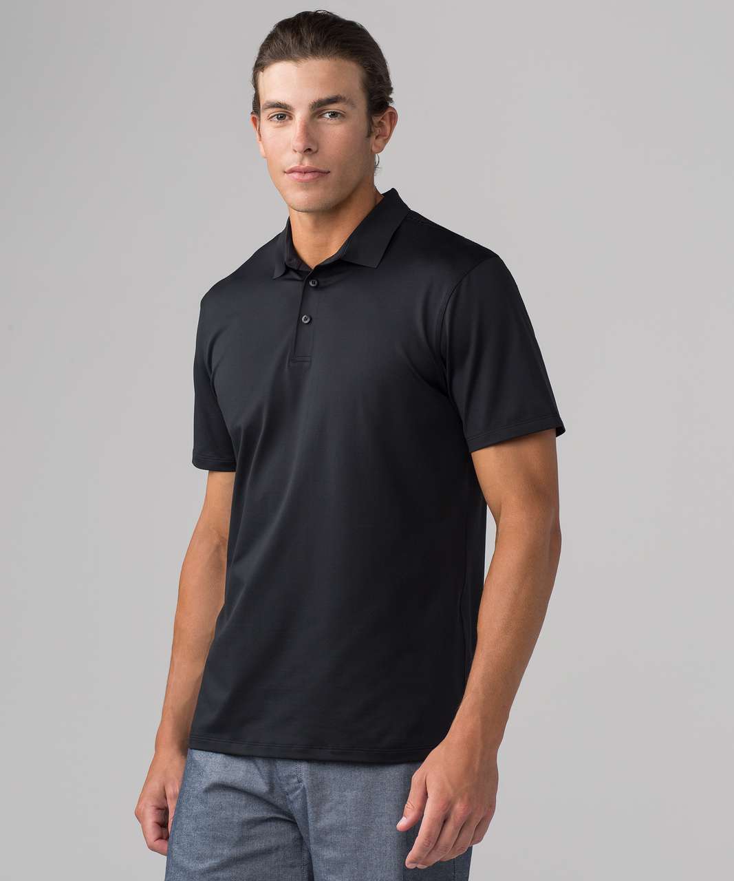 Lululemon Propel Polo - Black - lulu fanatics