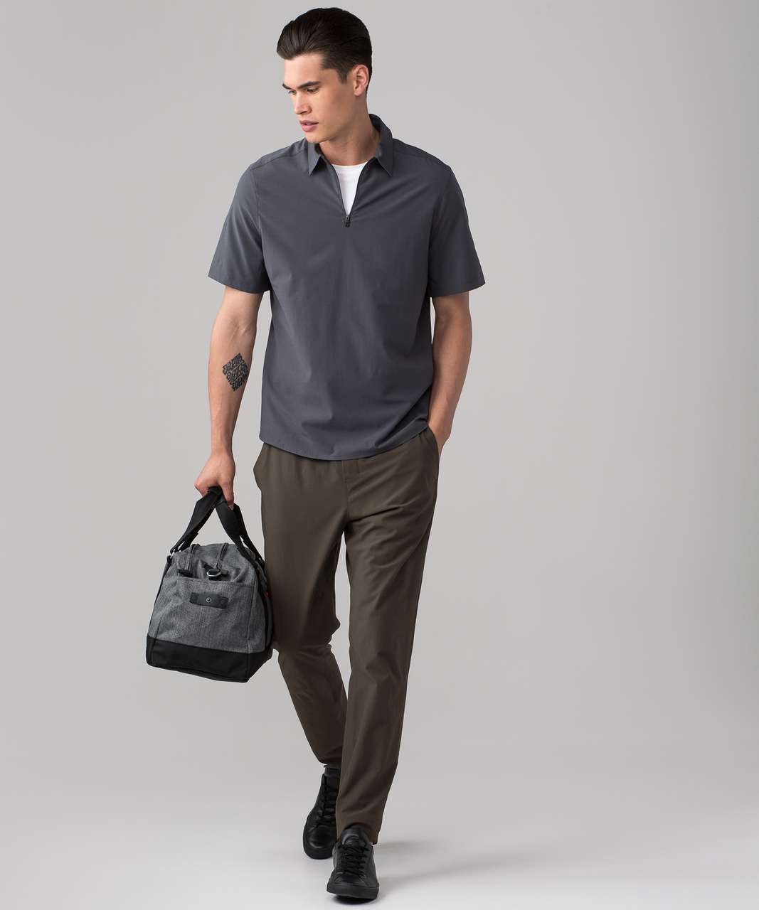 Lululemon Raised City Short Sleeve - Dark Ash