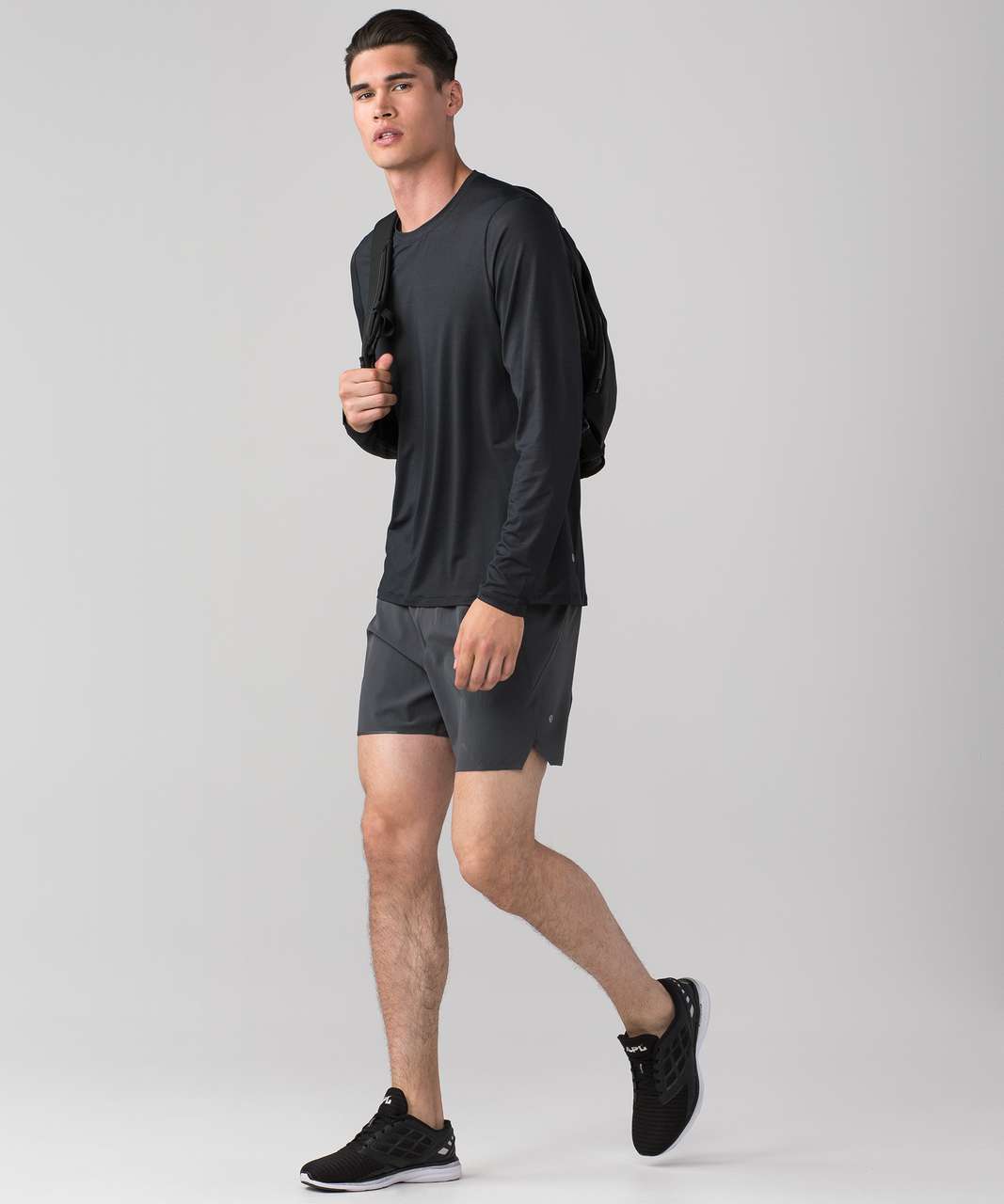 Lululemon All Terrain Long Sleeve - Black - lulu fanatics