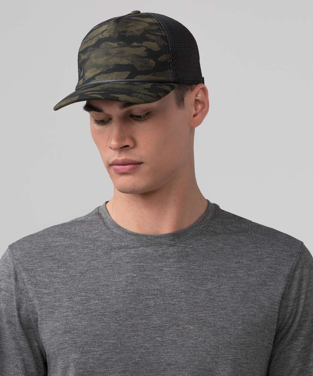 Lululemon Sweat To Street Hat - Bricollage Military Green Black / Black