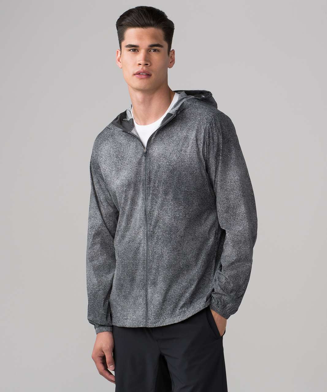 Lululemon Active Jacket - Carbon Mist Alpine White Graphite Grey