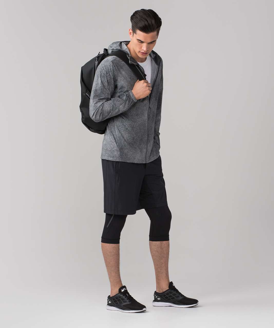 Lululemon Active Jacket - Carbon Mist Alpine White Graphite Grey