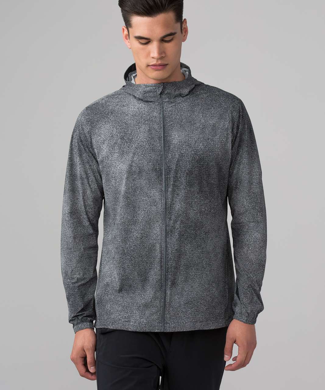 Lululemon Active Jacket - Carbon Mist Alpine White Graphite Grey