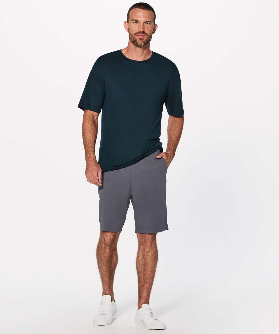 Lululemon Carry On Short Sleeve Crew - Submarine - lulu fanatics