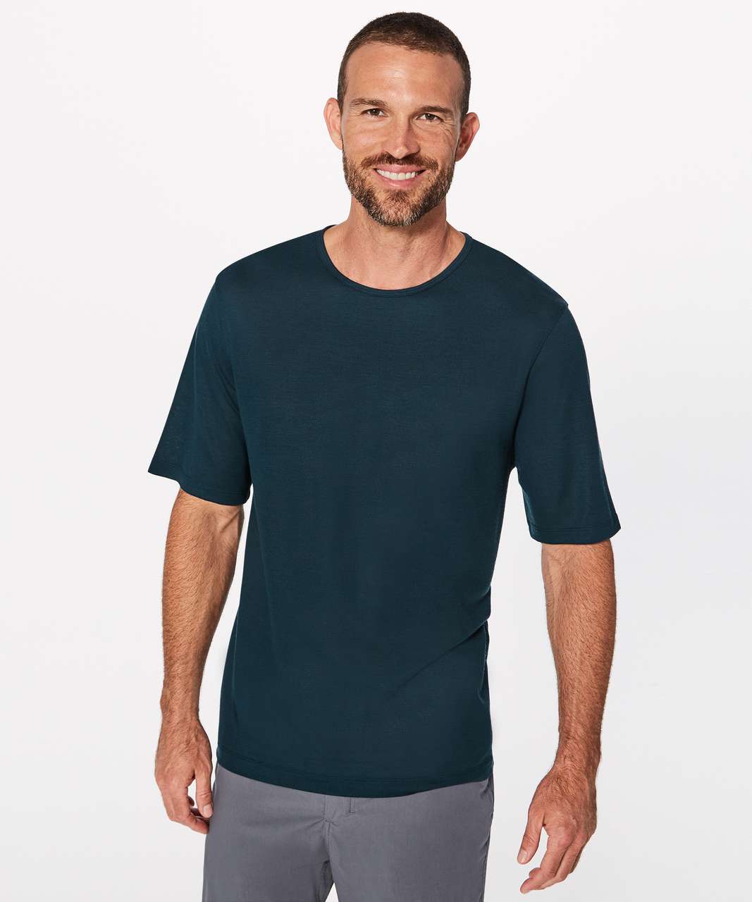 Lululemon Carry On Short Sleeve Crew - Submarine