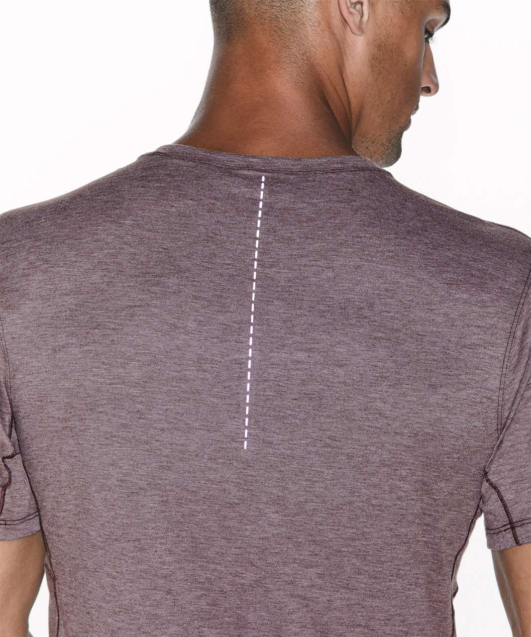 Lululemon Somatic Aero Short Sleeve - Heathered Dark Adobe