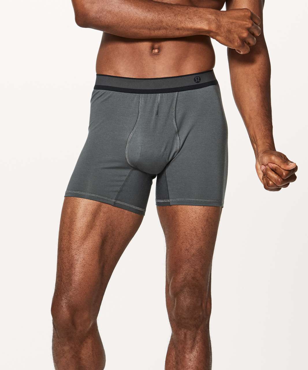 Lululemon No Boxer Boxer *5.5" - Dark Ash