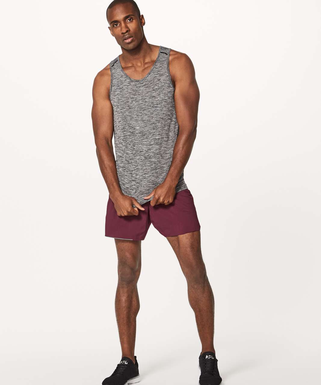 Lululemon Pack 'N Dash Short 7" - Deep Rouge