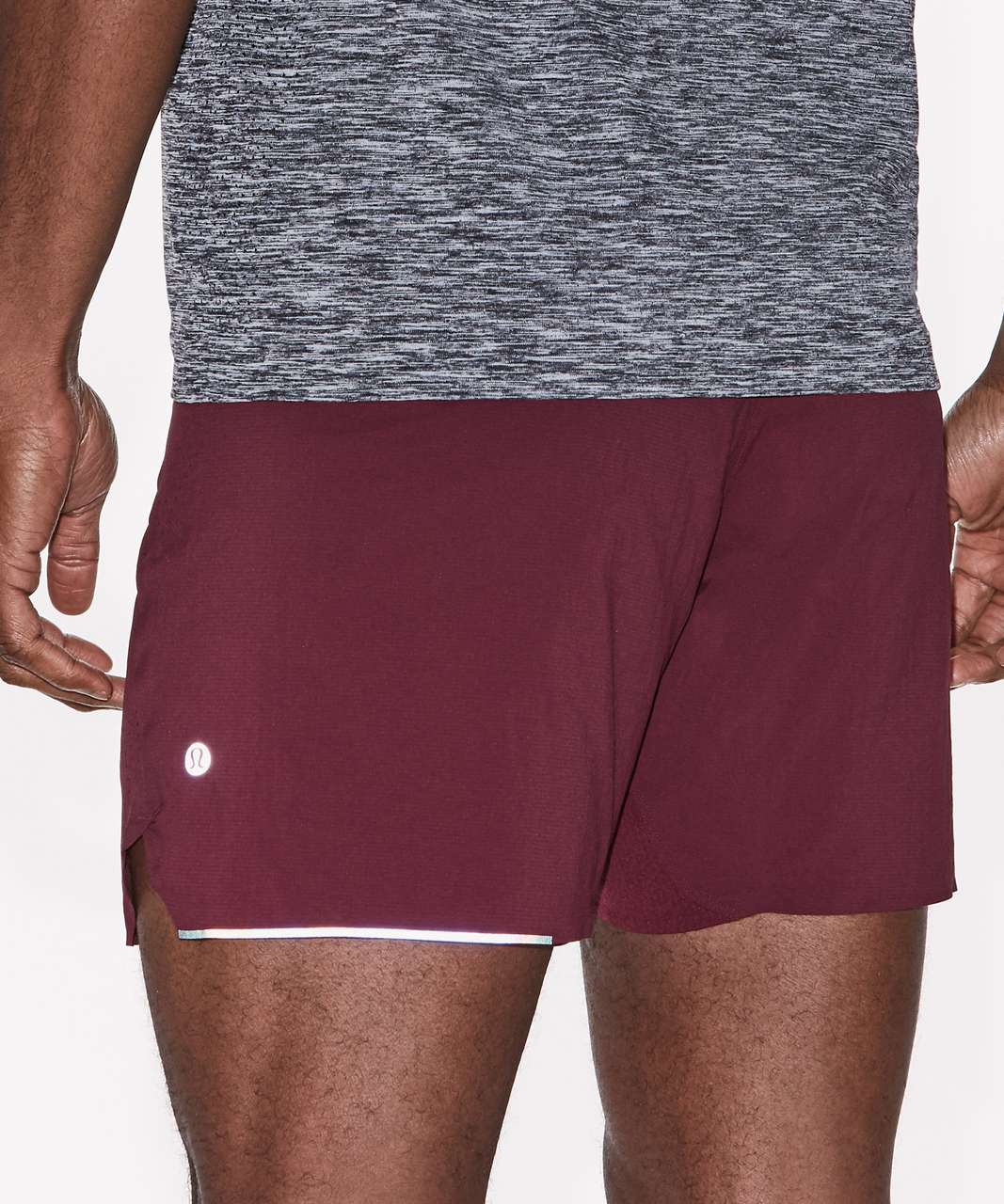 Lululemon Pack 'N Dash Short 7" - Deep Rouge