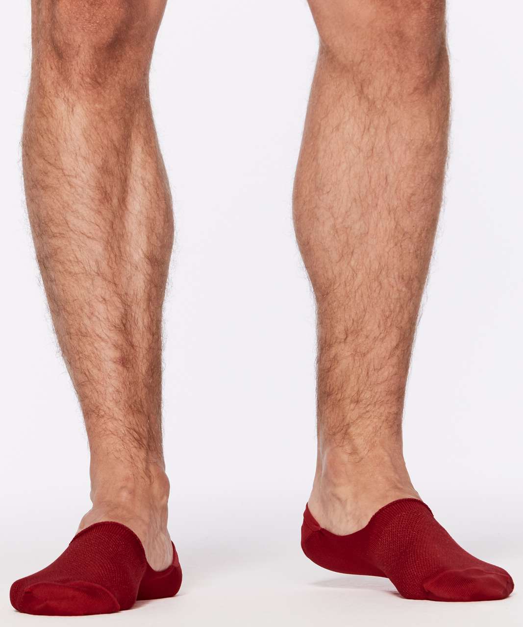 Lululemon No Sock Sock Silver - Varsity Red