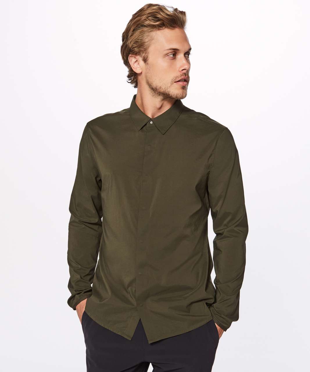 Lululemon Down For It Jacket - Dark Olive - lulu fanatics