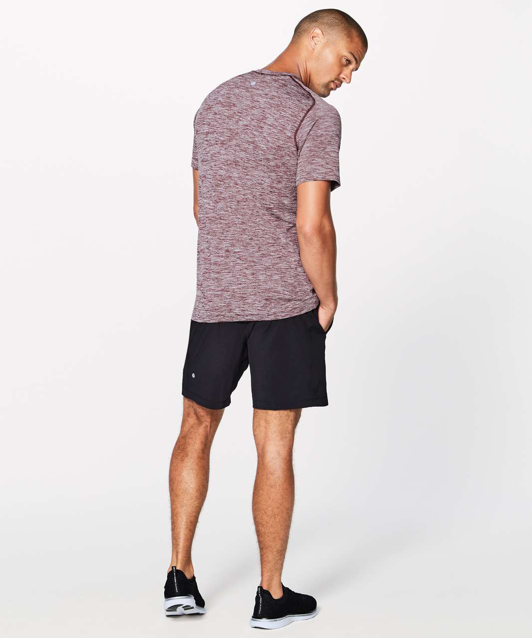 Lululemon Metal Vent Tech Surge Short Sleeve - Cassis / White