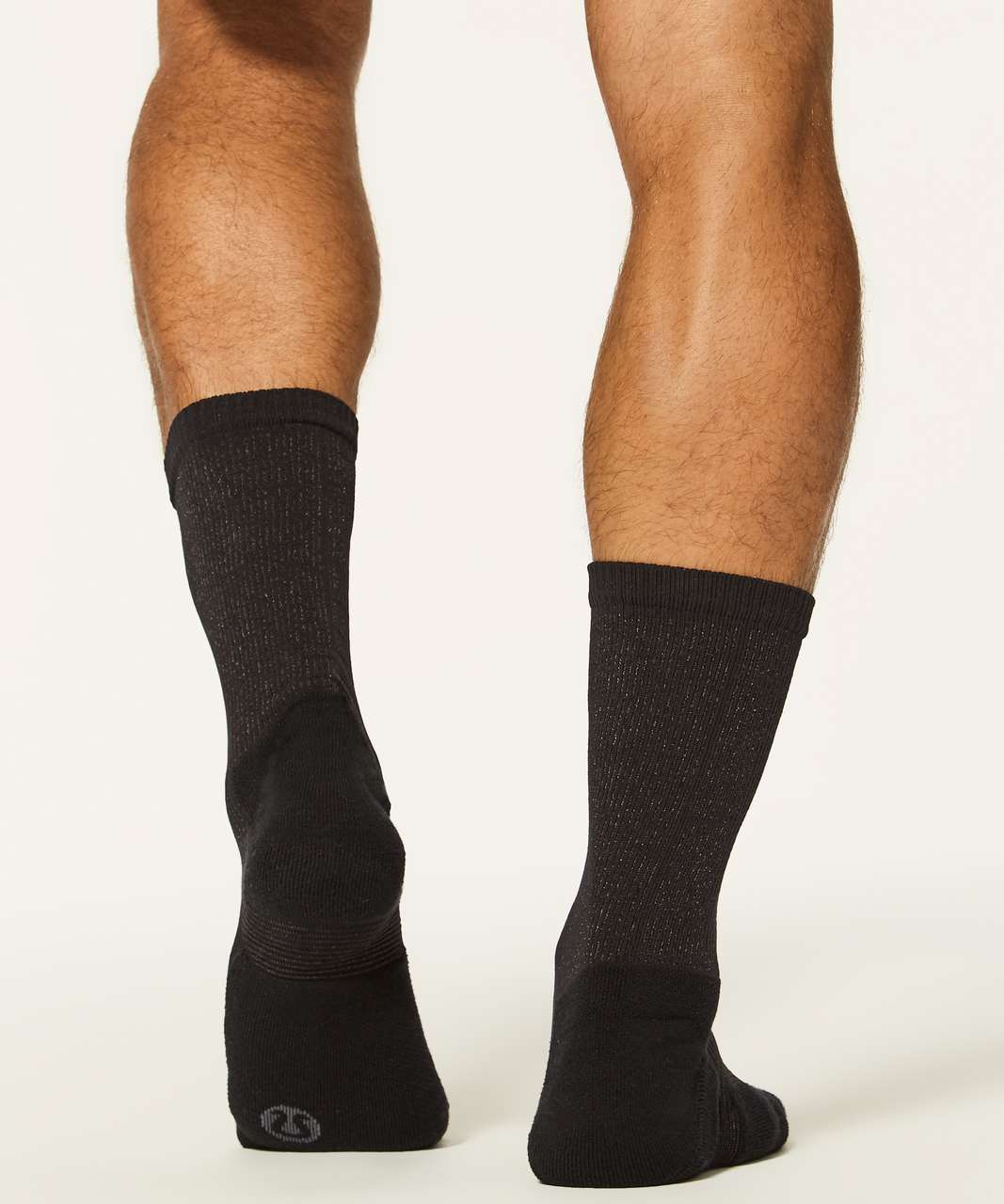 Lululemon City Cruiser Sock Silver - Black