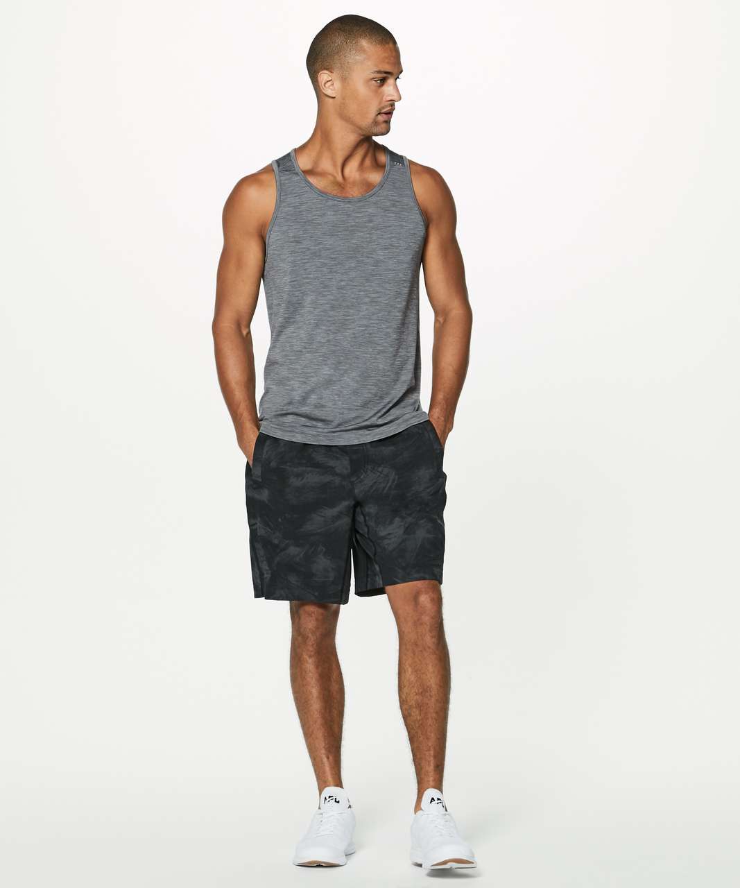 Lululemon Metal Vent Tech Tank - Raceway Grey / Slate