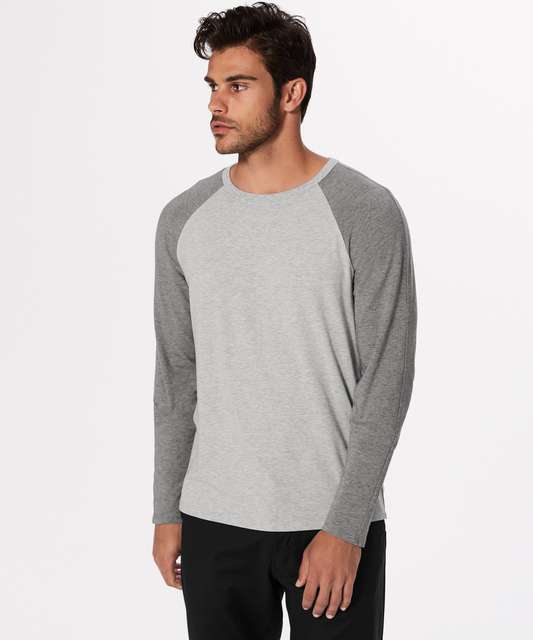 Lululemon Bodhi Long Sleeve - Heathered Black / Black - lulu fanatics