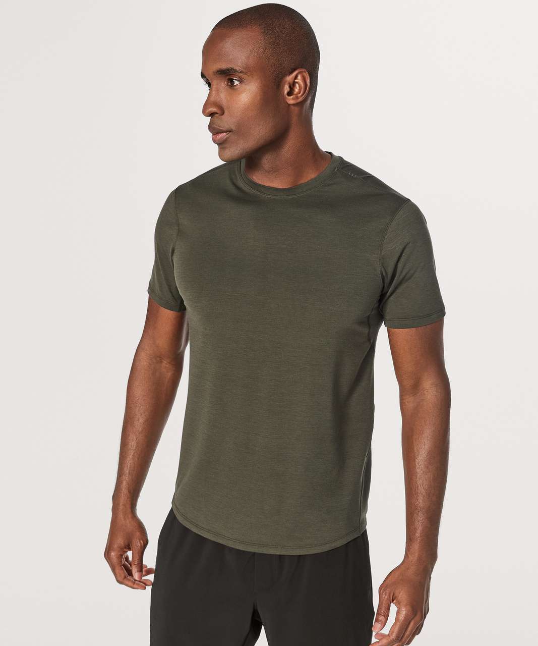 Lululemon Somatic Short Sleeve - Dark Olive - lulu fanatics