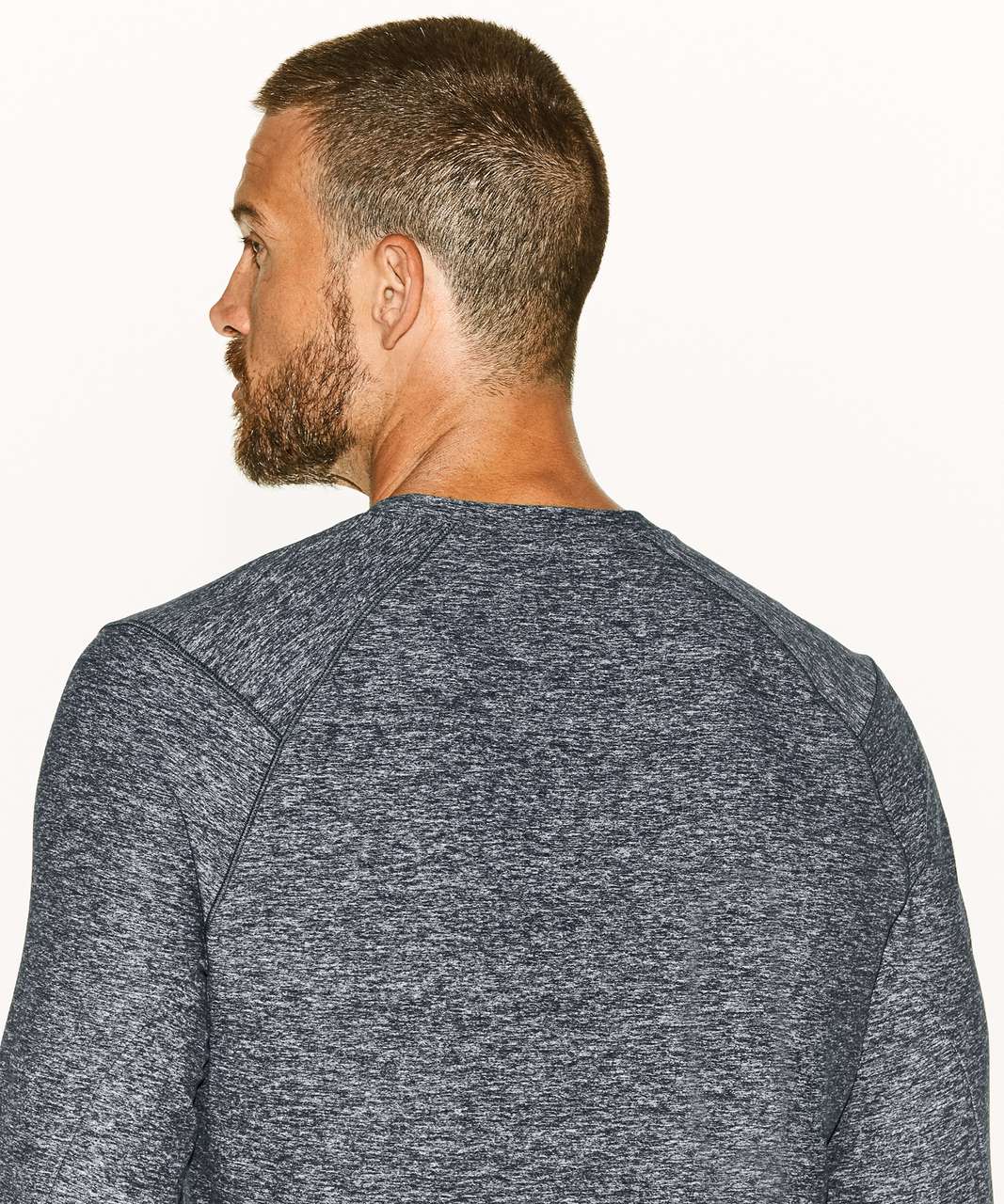 Lululemon Surge Warm Long Sleeve - Heathered Melanite