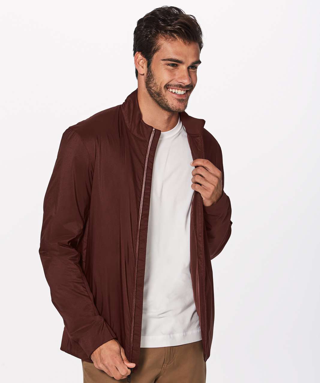 Lululemon Shell Stopper Bomber - Dark Cedar