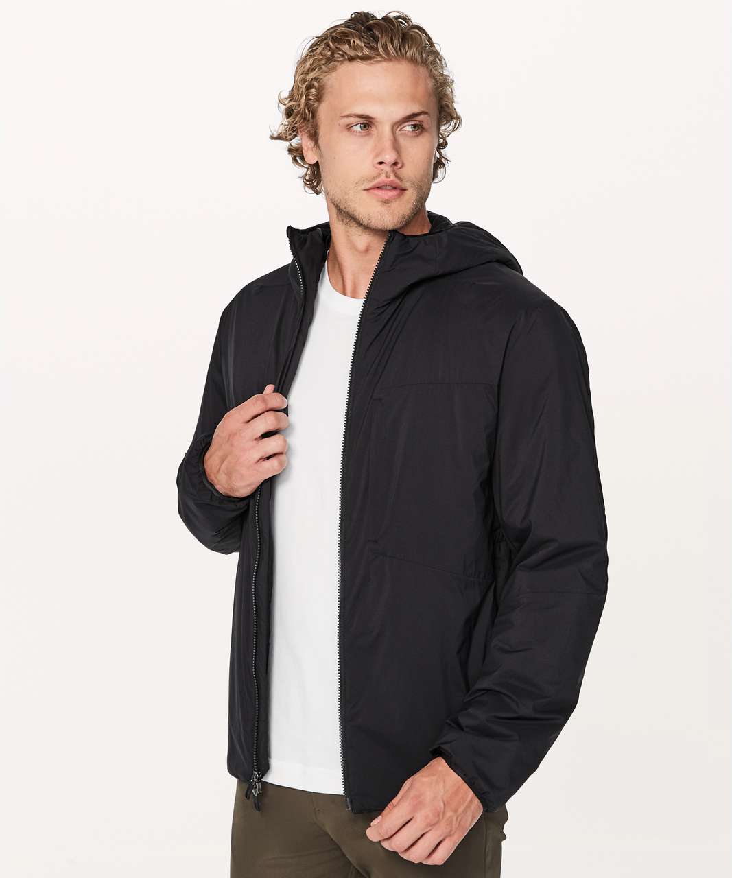 Lululemon The Quilt Back Hooded Jacket - Black