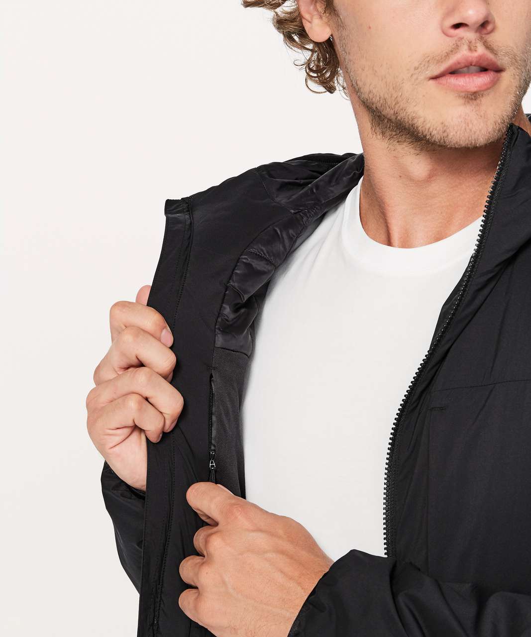 Lululemon The Quilt Back Hooded Jacket - Black