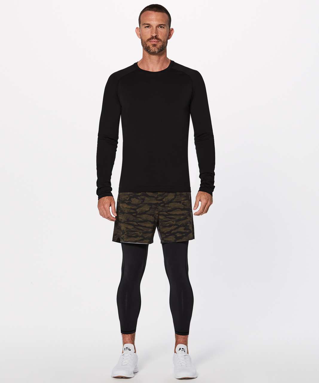 Lululemon Surge Light 3/4 Tight - Black - lulu fanatics