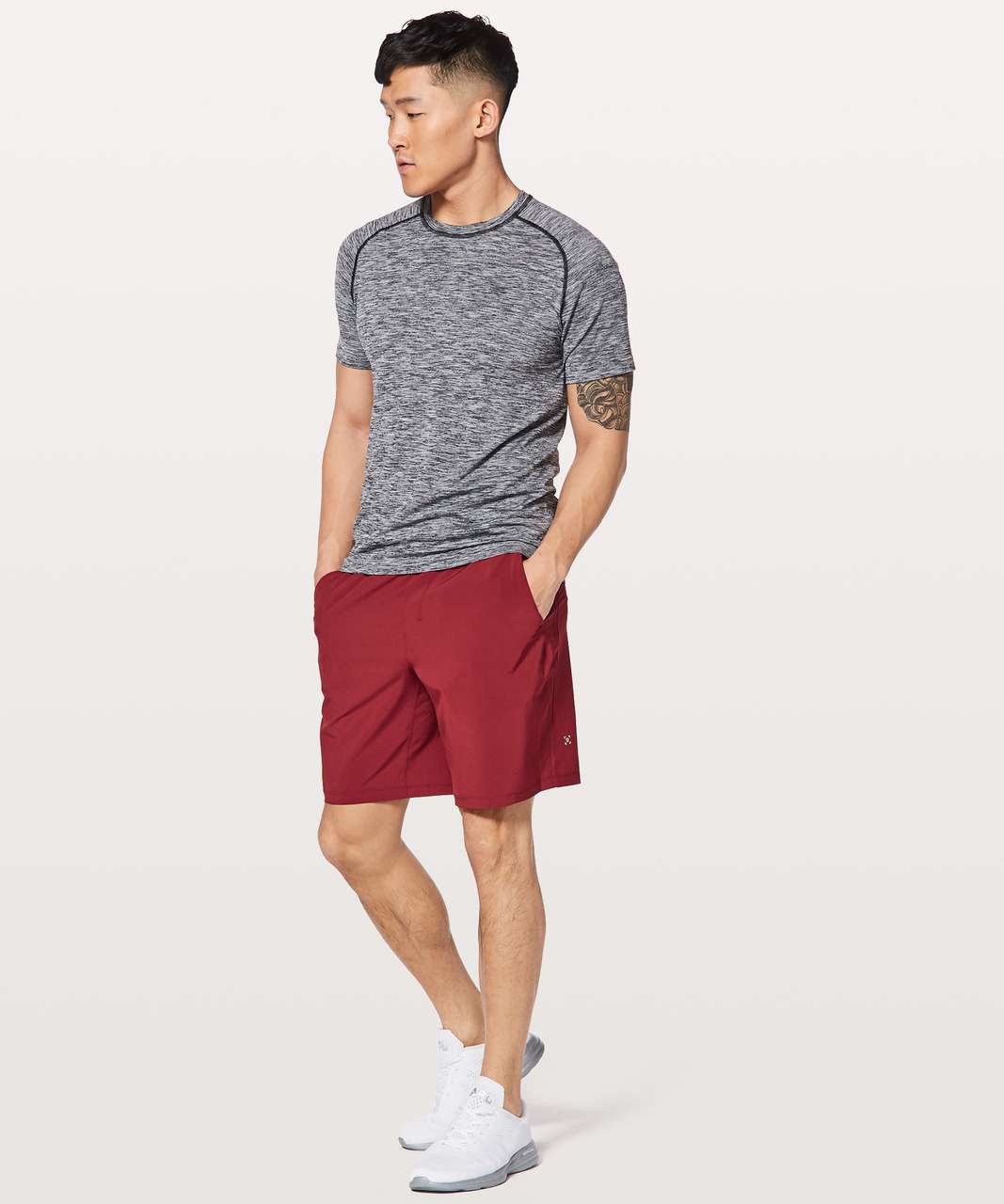 Lululemon Pace Breaker Short *Linerless 9 - Bold Red - lulu fanatics