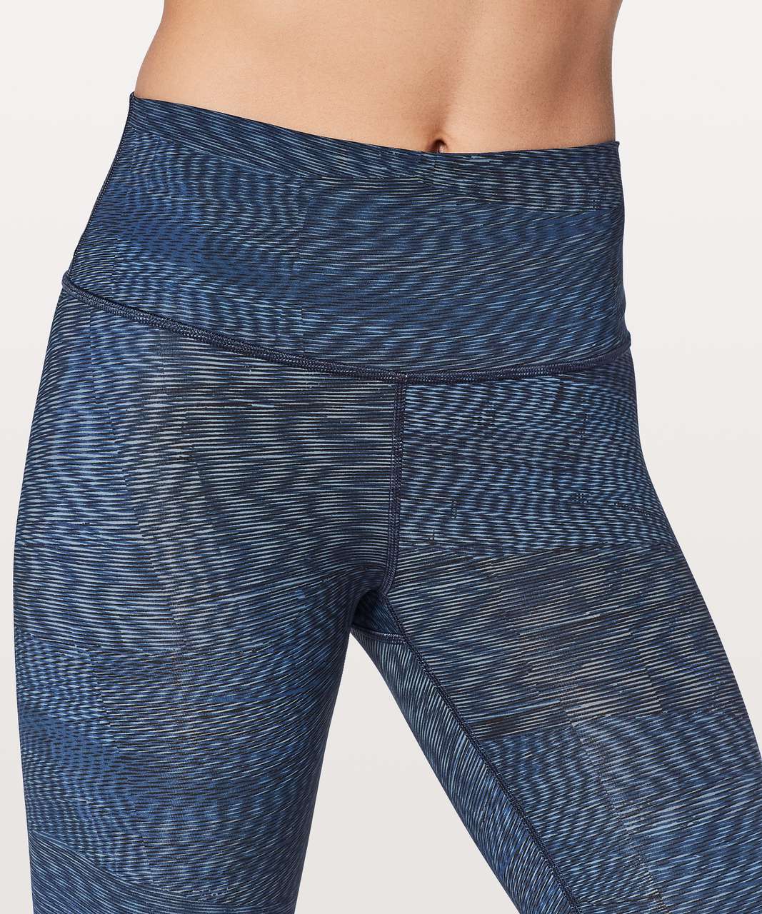 Lululemon Wunder Under Hi-Rise 1/2 Tight *Full-On Luxtreme 17" - Linear Flux Battleship Multi