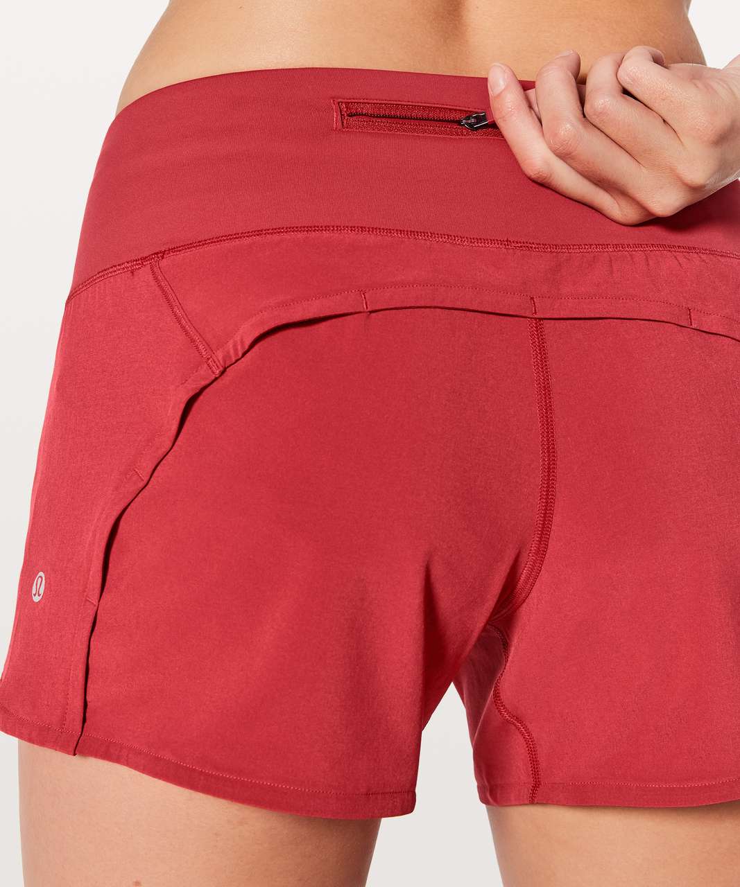 Lululemon Run Times Short II *4" - Persian Red