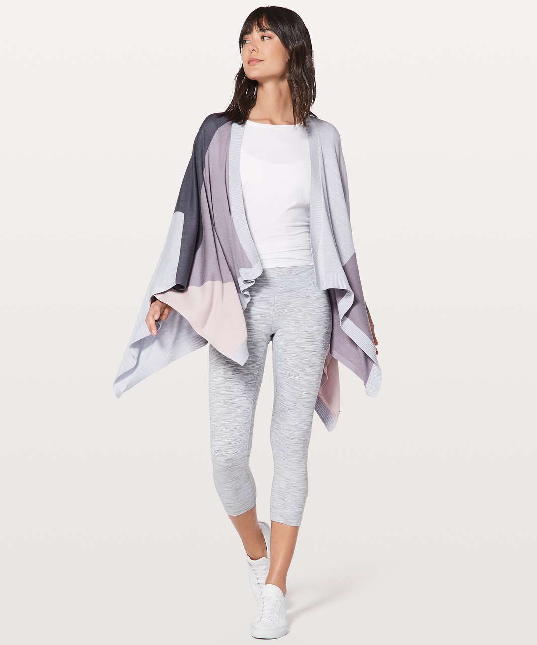 Lululemon Hatha Wrap - Silver Fox / Alpine White / Porcelain Pink / Nebula