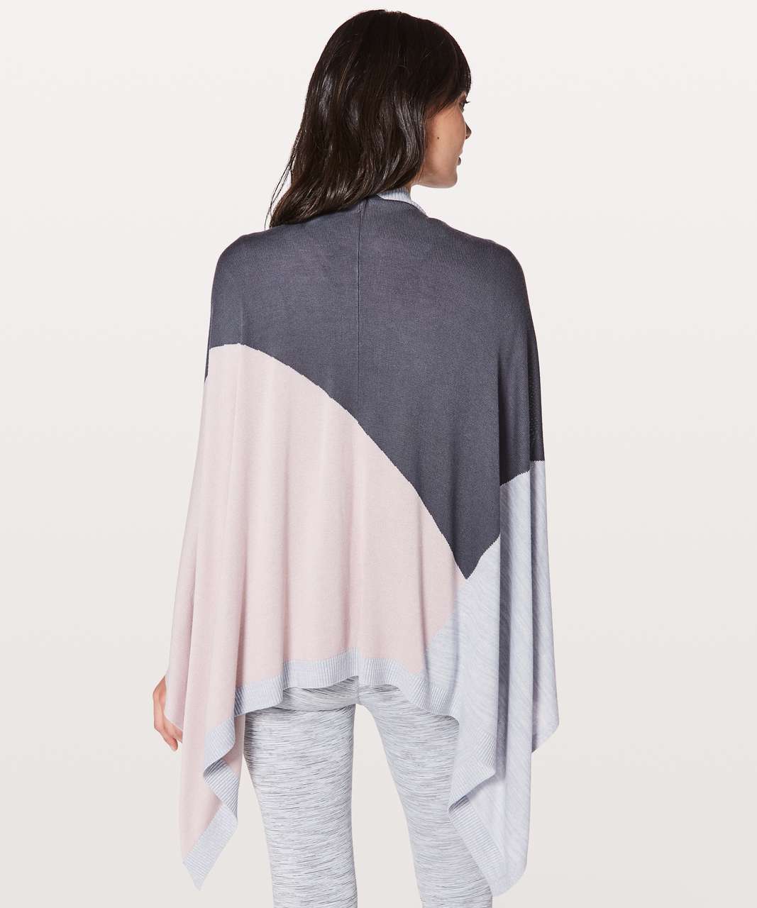 Lululemon Hatha Wrap - Silver Fox / Alpine White / Porcelain Pink / Nebula