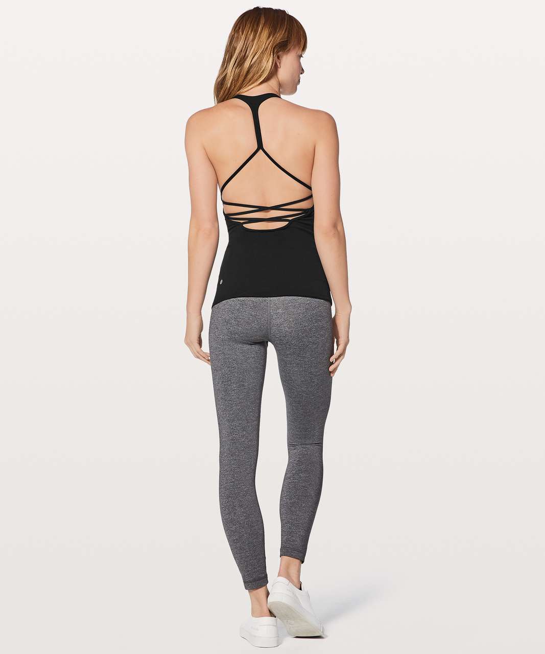 Lululemon Back & Forth Tank Light Support For A/B Cup - Black