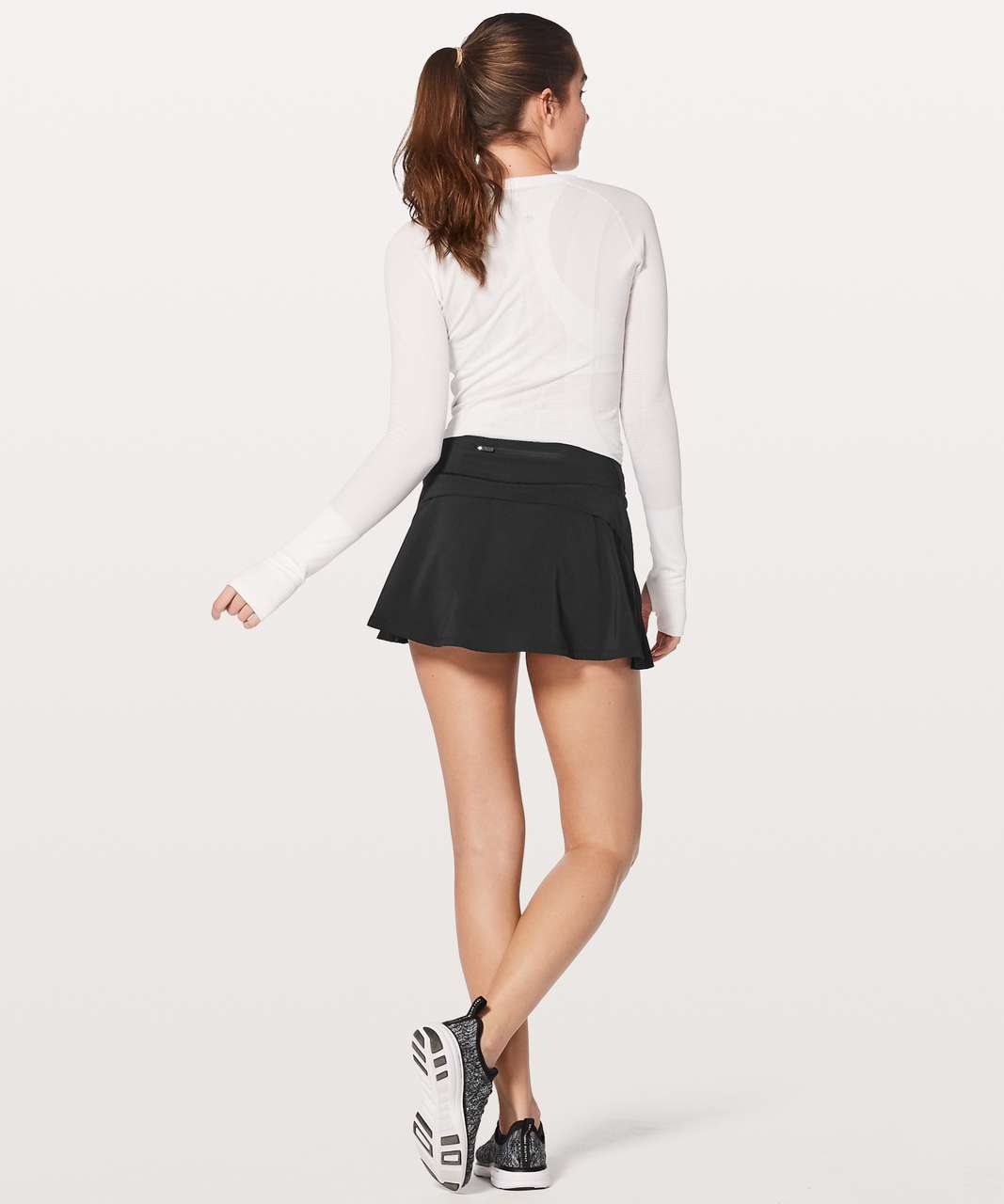 lululemon play off the pleats skirt black