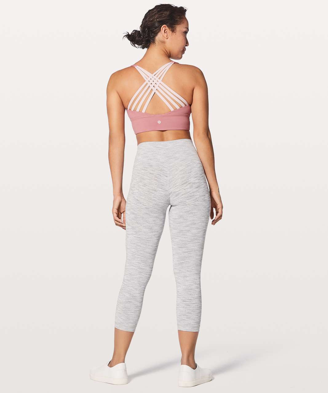 Lululemon Free To Be Moved Bra - Quicksand / Porcelain Pink