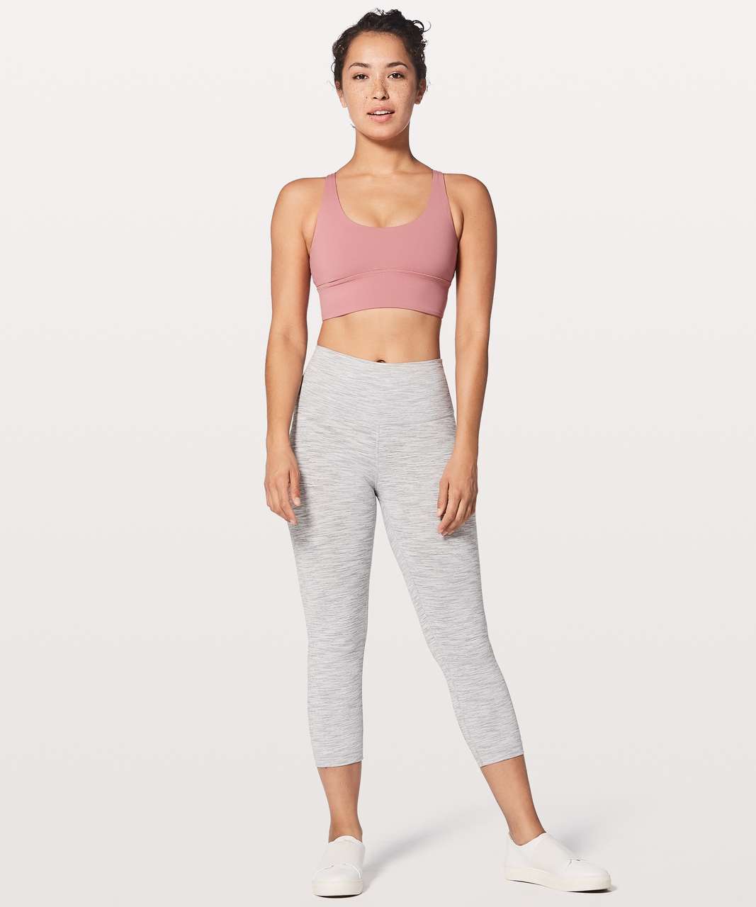 Lululemon Free To Be Moved Bra - Quicksand / Porcelain Pink