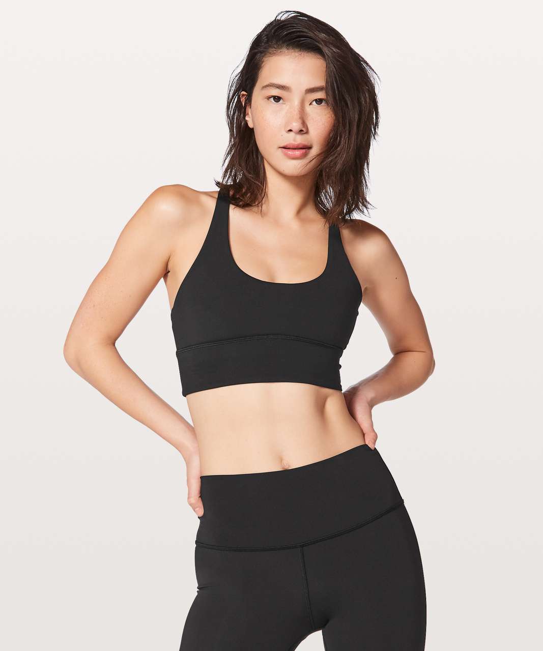 WOMEN'S LULULEMON BLACK Sports Bra Size 10 Exercise Workout Yoga $35.00 -  PicClick