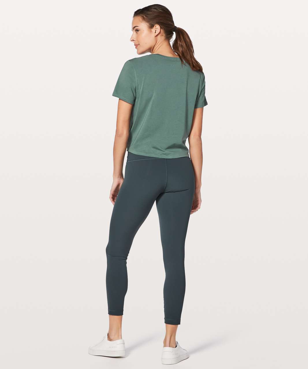 Lululemon Knot Gonna Fly Tee - Graphite Green