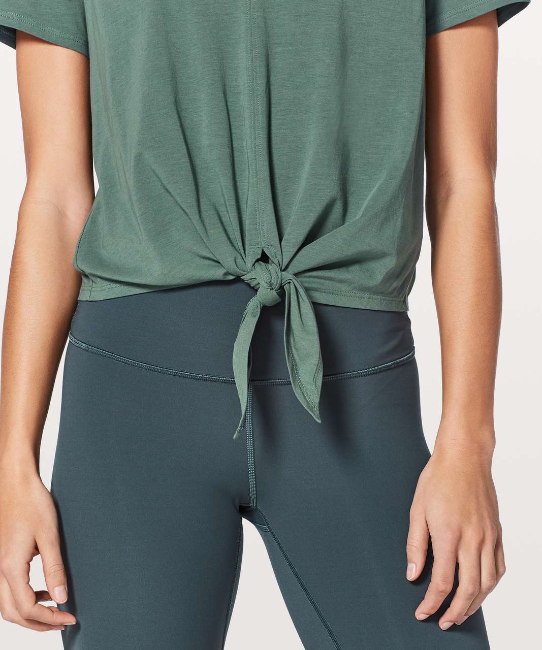 Lululemon Knot Gonna Fly Tee - Graphite Green