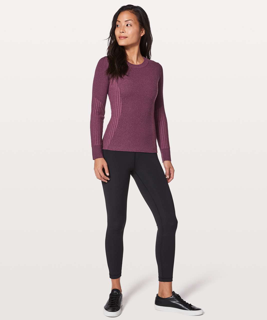 Lululemon Feeling Balanced Sweater - Redwood / So Merlot