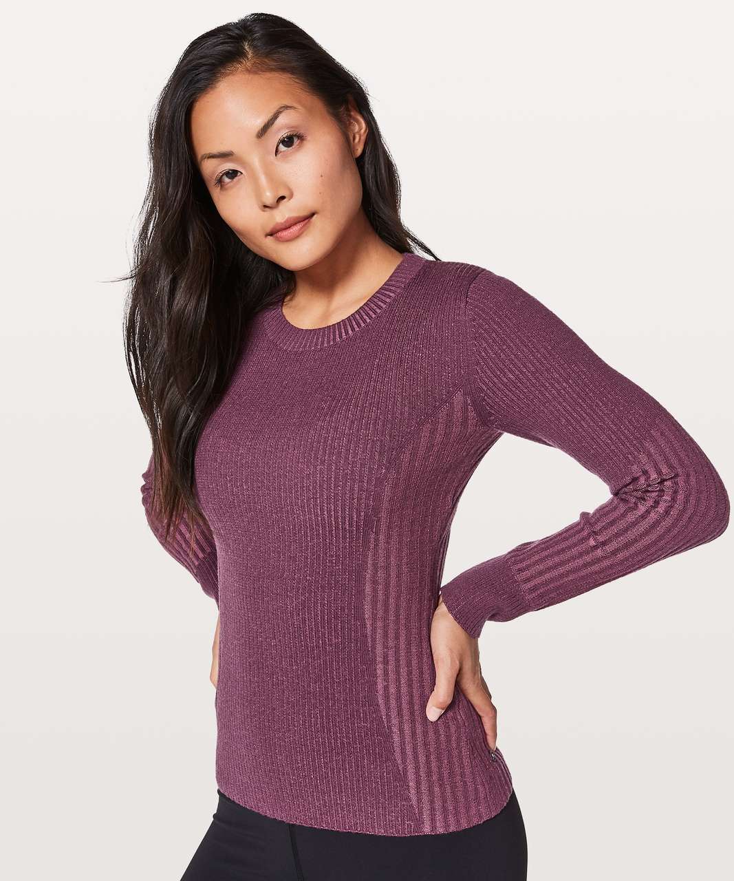 Lululemon Feeling Balanced Sweater - Redwood / So Merlot