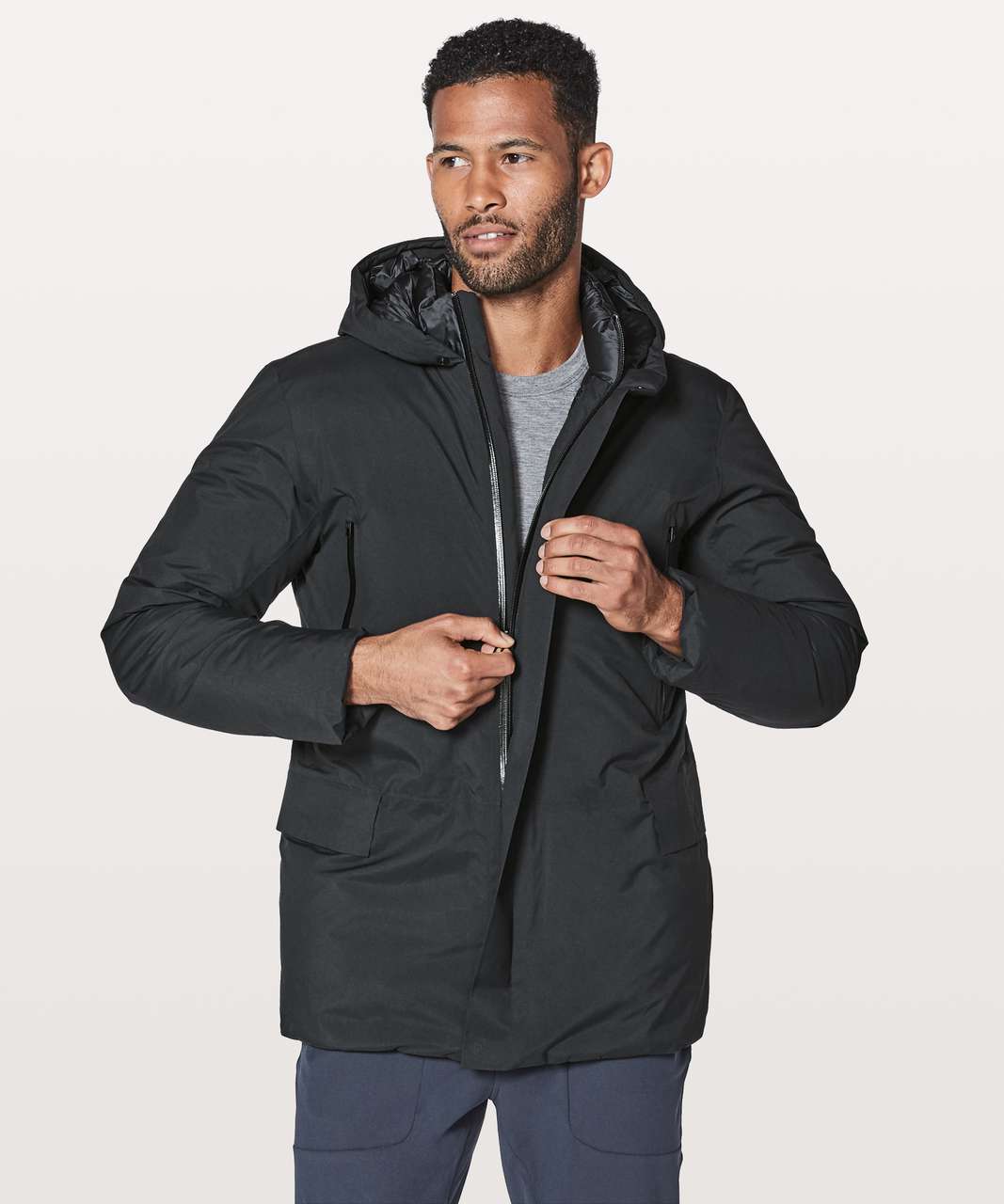 Lululemon Stay Puff Parka - Black - lulu fanatics